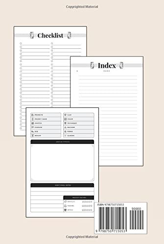 Pottery Project Log Book: Hardcover & Hardback Pottery Journal For Beginners & Professionals To Record & Organize Your Ceramic Work - Gifts For Pottery Artists & Makers