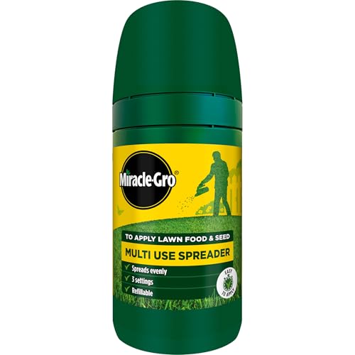 Miracle-Gro Compact Lawn Spreader - for Seeding and Feeding Your...