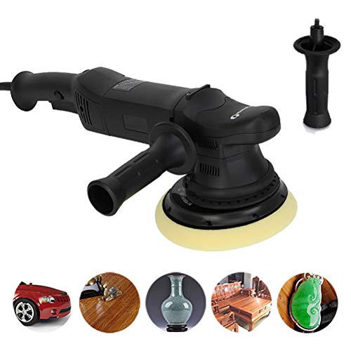 Preisvergleich Produktbild HEWXWX Auto-Polierer-Shock Polierer-Exzenter-Maschine FüR Auto, Auto SchöNheit Poliermaschine Exzentrisch 15mm Glare-Abbau-Maschine Geeignet FüR Einsteiger-Keine Beschädigung Farbe,Black
