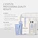 HydroPeptide Positively Glowing Peptide Powered Skin Illuminating Kit, Polish & Plump Face Peel Set (30ml & 50ml) & Vitamin C Mask Sachets (x4)