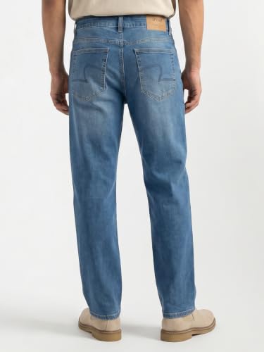 Image of Spykar Men's Chico Relaxed Fit Mid Rise Casual Jeans