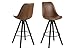 Amazon Brand - Movian Arendsee - Set da 2 sgabelli da bar, 55 x 48,5 x 111,5 cm, Marrone