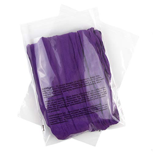 Poly Bags with Suffocation Warning â€“ 8x10" Clear Resealable Bags â€“ 200 Pack Self-Seal Packaging Bags for Shipping and Retail â€“ Retail Supply Co