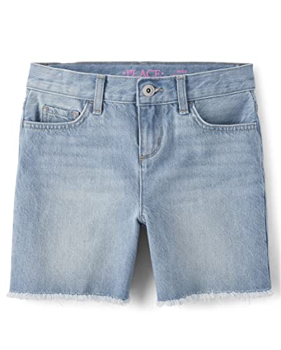 Image of The Children's Place Girls' Denim Bermuda Shorts