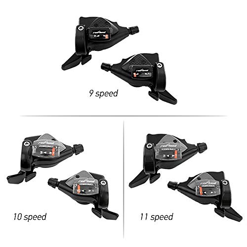 Alavanca de freio, Romacci Alavanca de freio de mountain bike esquerda direita bicicleta Shifter Set