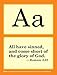 Mini ABC Bible Memory Cards - Abeka Kindergarten Miniture Alphabet Bible Verse Cards
