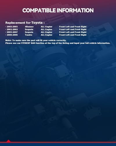 Image of KAX Front Brake Caliper Compatible with Toyota Tundra 2000-2006