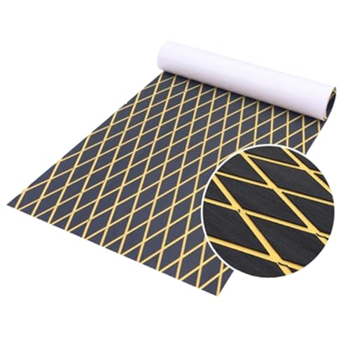 Genérico Suelo for Barcos Marinos for lanchas a Motor, Yates, Kayak y vehículos recreativos, lámina autoadhesiva Antideslizante for terrazas de Espuma EVA(A,190x35cm(74.8x13.8in))