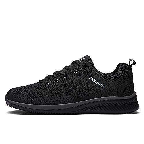 Image of Men Non-Slip Work Shoes Tennis Gym Sneakers Breathable Slip Resistant Lightweight and Comfortable for All-Day Wear Sports and Walking