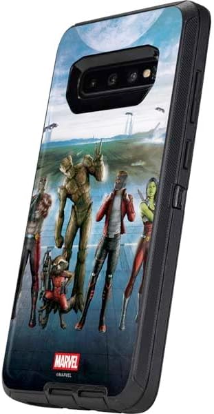 Skinit Decal Phone Skin Compatible with OtterBox Defender Galaxy S10 - Officially Licensed Marvel Guardians of The Galaxy Hero Squad Design