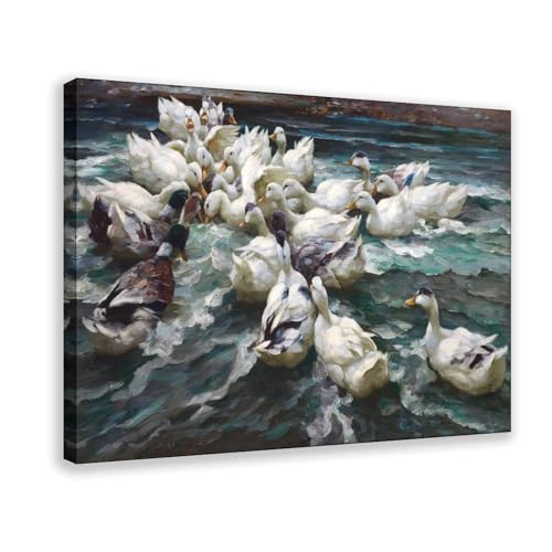 Impression sur toile Wild Hunt Koester cadre à suspendre 61x91.4cm