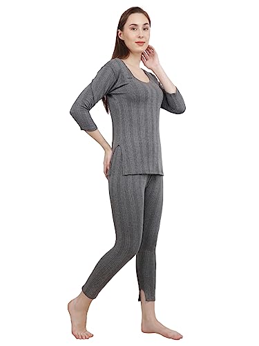 Image of Women's Slip Thermal Top and Lower Set