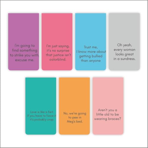 Image of Zesta Magnetic Bookmark Set of 7 | Aesthetic Book Mark for Reading | Cute Anime Bookmarks for Kids, Students | Book Accessories for Novels, Gifts for Readers(Family Guy Magnetic Bookmarks, 15X4 Cms)
