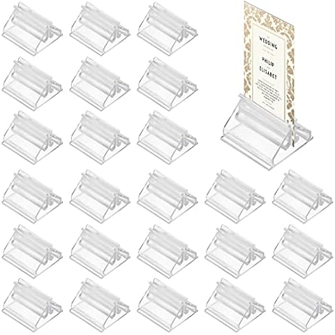 Abeillo Plastic Place Card Holders (24 PCS) Cover
