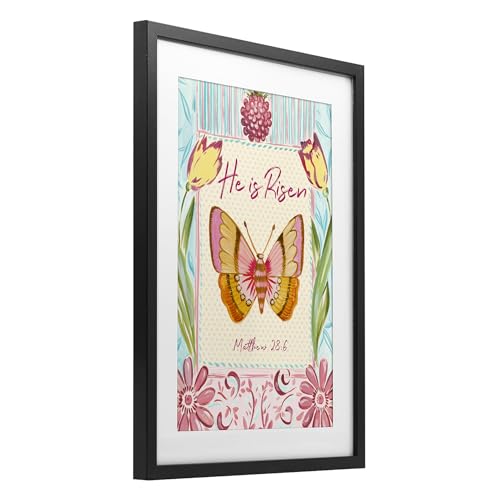 Impression encadrée He Is Risen papillon pour salon et chambre - 3