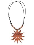  Halskette aus Sabo-Wood, Holz-Schmuck Modeschmuck, Natur-Schmuck