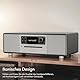 sonoro Prestige Kompaktanlage mit CD Player (UKW, DAB Plus, Spotify, Deezer) Matt Graphit