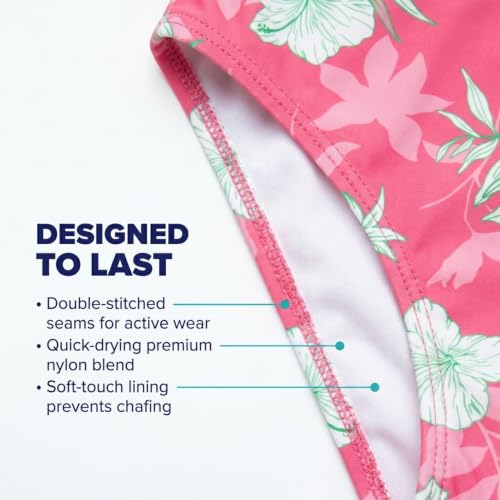 Image of Kanu Surf Girls' Beach Girl Sport Cut-Out One Piece Swimsuit