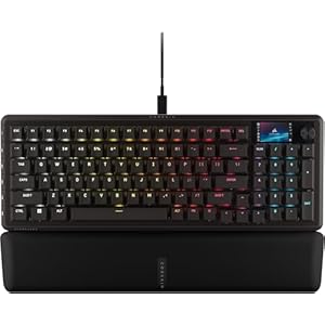 Corsair Vanguard PRO 96 Wired Hall Effect Magnetic Mechanical Gaming Keyboard – 96% Layout, MGX Hyperdrive Switches, 8000Hz Polling, Rapid Trigger, Virtual Stream Deck, SOCD Flashtap, QWERTY US