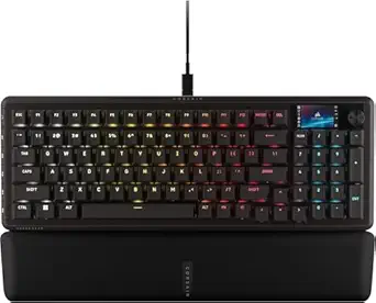 Corsair Vanguard PRO 96 Wired Hall Effect Magnetic Mechanical Gaming Keyboard – 96% Layout, MGX Hyperdrive Switches, 8000Hz Polling, Rapid Trigger, Virtual Stream Deck, SOCD Flashtap, QWERTY US