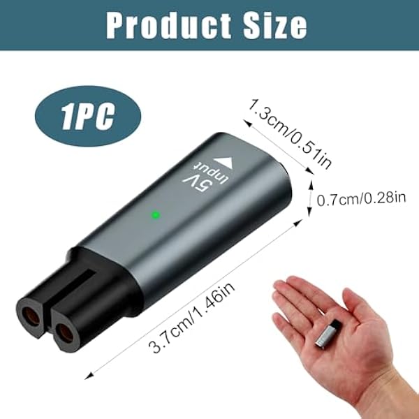 Адаптер зарядного устройства USB-C 5 В, для бритвы Philips One Blade QP2734 QP2824 QP2724 QP2834