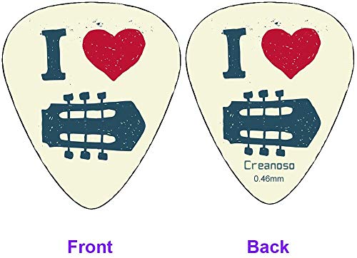Creanoso Refroidir Médiator guitare (12-Pack) – GRATUIT Porte-Pick en cuir – Celluloid – Design unique assorti – pour… - Les Beatles, Paul McCartney, John Lennon, RIngo Starr, George Harrison Creanoso Refroidir Médiator guitare (12-Pack) - GRATUIT Porte-Pick en cuir - Celluloid - Design unique assorti - pour… – Image 5