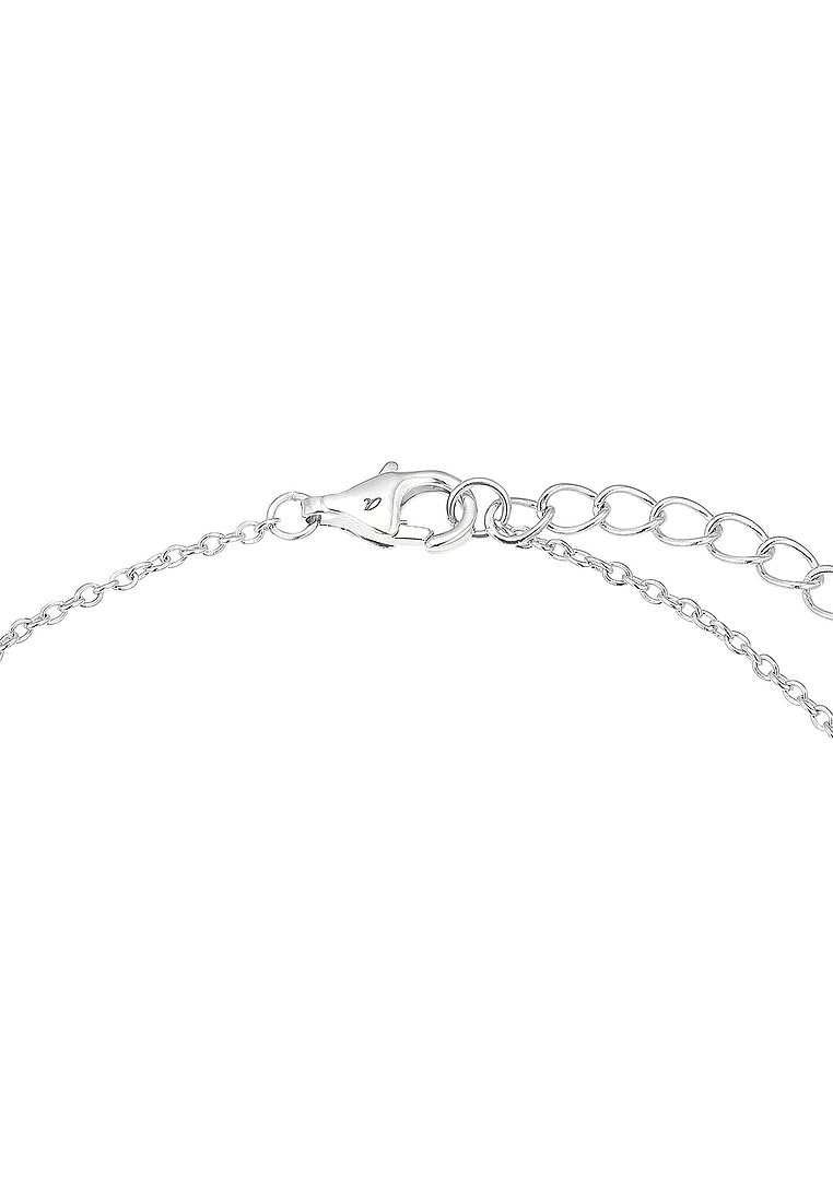 s.Oliver Armband 925 Sterling Silber Damen Armschmuck, mit Süßwasserzuchtperle, 17+3 cm, Weiß, Kommt in Schmuck Geschenk Box, 2037816