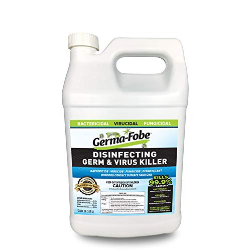 GermaFobe Disinfecting Germ and Virus Killer, 1 Gallon, All Purpose Multi-Surface Bleach Cleaner