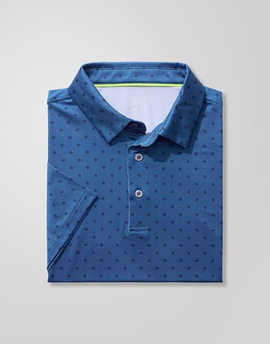 Image of Obla Mens Golf Polo Shirts Short Sleeve Dry Fit Performance Moisture Wicking Casual Print Collared Golf Shirts for Men