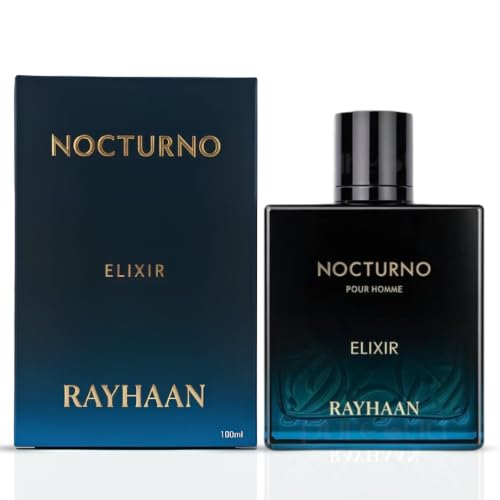2-Piece Fragrance Set By Rayhaan for Men – Includes 3.4 oz Elixir Eau de Parfum Spray and 3.4 oz Imperia Eau de Parfum Spray