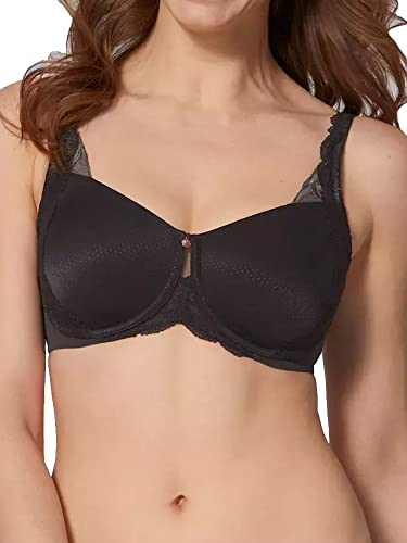 Triumph Damen Lily Florale W01 Minimizer-BH, BLACK, 75D