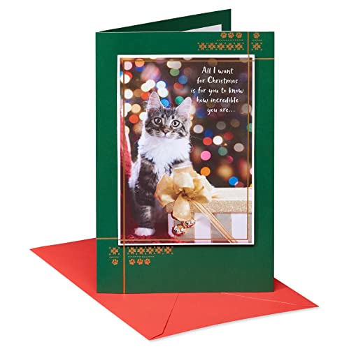 Carte de Noël American Greetings (Sais comme je t'aime)