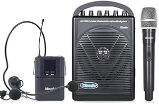 Hisonic HS120B Lithium Battery Rechargeable & Portable PA (Public Address) System with Built-in