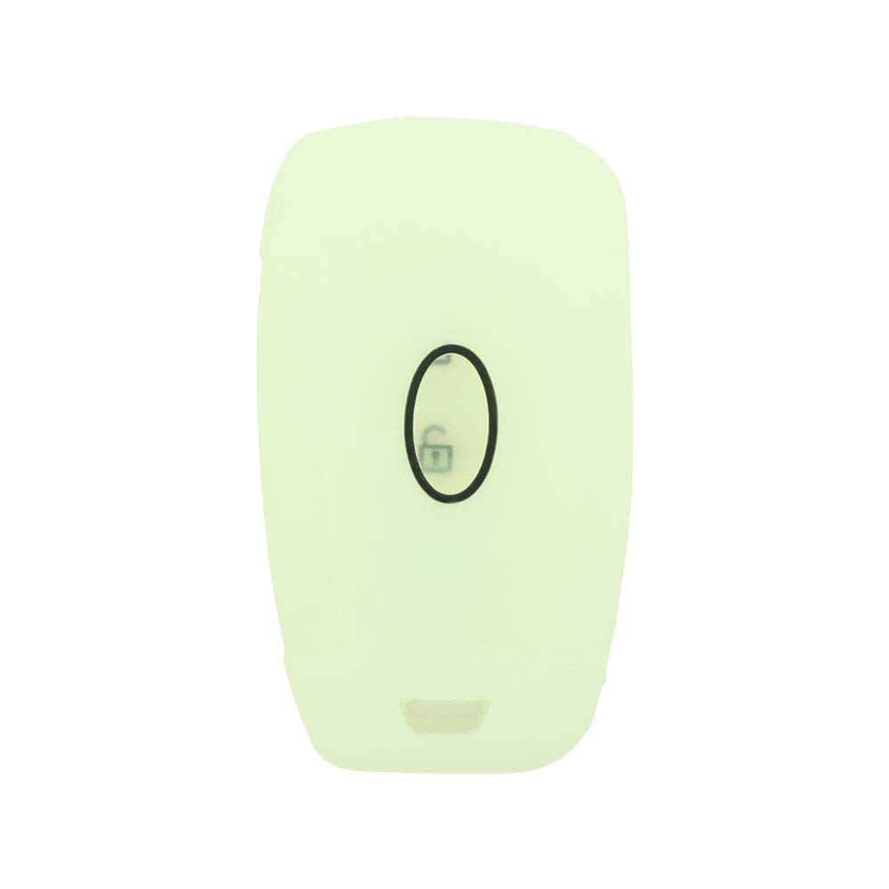 BROVACS Night Glow Silicone Cover Protector Case Holder Skin Jacket Compatible with HYUNDAI 3 Button Flip Remote Key Fob CV2156 Translucent - Image 2