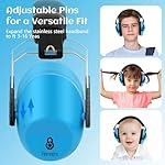 2 Pack Noise Canceling Headphones for Kids, Kids Ear Protection Earmuffs for Autism, Toddler, Children, Noise Cancelling Sound Proof Earmuffs/Headphones for Concerts, Air Shows, Fireworks - Image 4