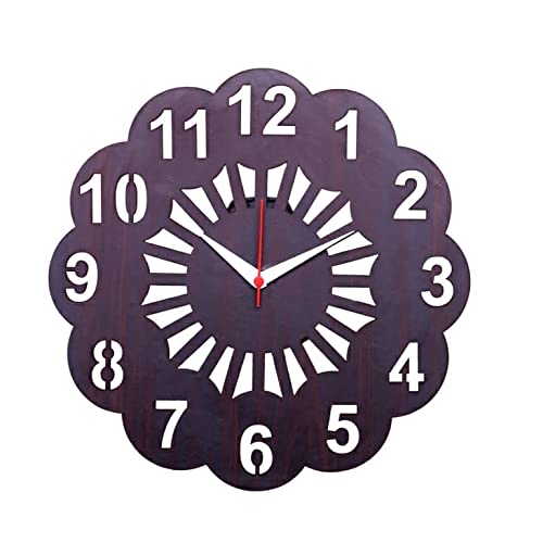 Modern Designer & Unique Wooden Look Wall Clock | Wall Clocks for Bedroom | Wall Clock for Living Room | Designer Wooden Treebird Clocks for Home (CLKSTY29)