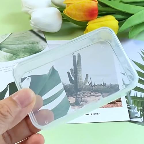 Image of 12Pack Rectangle Plastic Clear Storage Containers Box, 2.91x1.93x0.79 Inchs,Small Plastic Containers for Small Items, Jewelry, Earrings, Necklace, Rings, Cosmetics, Threads, Beads, Crafts etc.
