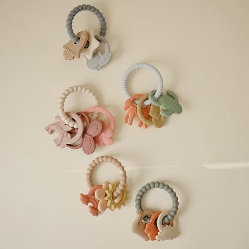 Image of mushie Silicone Fairy Teething Ring Toy