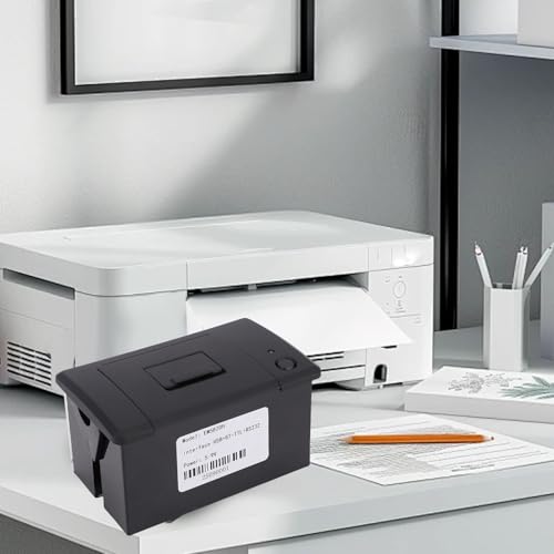 Image of Eujgoov Embedded Thermal Receipt Printer Module 58MM 5-9V USB TTL RS232+BT MCU Secondary Development Black