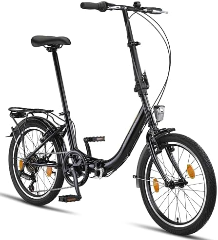 Chillaxx Bicicleta Urban de 20 pulgadas, bicicleta plegable, camb...