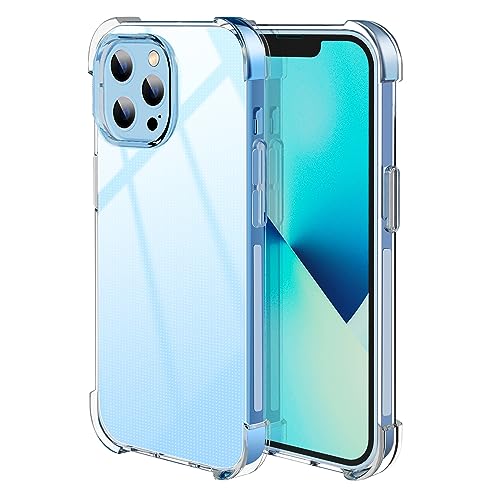 ( 6.1 inch ) Designed for iPhone 12 Pro Crystal Clear Slim Protective Shock Absorption Technology Bumper Soft Thermoplastic Polyurethanes Cover Case for iPhone 12 Pro
