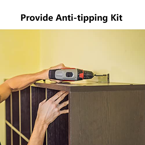 Pachira E-Commerce Us 6 Cube Storage Bookcase, Fit 11 Inch Storage Bins, Freestanding Wooden Cabinet Cubeicals Organizer, Display Cube Shelves Compartments, Rustic Brown Oak #TOP4