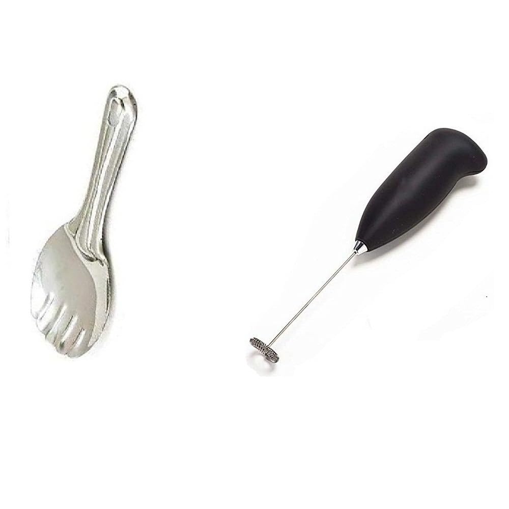 BLUE WONDER Stainless Steel Small Cooking Rice Palta Combo Electric Coffee Beater | Kitchen Accessories | Multipurpose Kitchen Tool | Durable, Easy to Use | Multicolour | Pack of 2-image-17