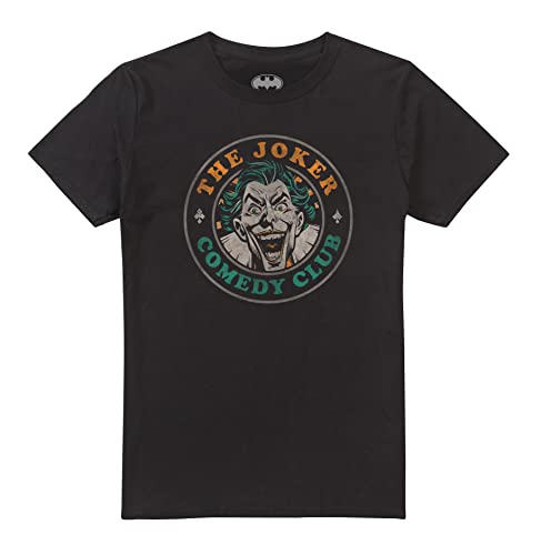 Image of Cotton Soul DC Comics Joker Comedy Club Unisex T Shirt, Black, Small