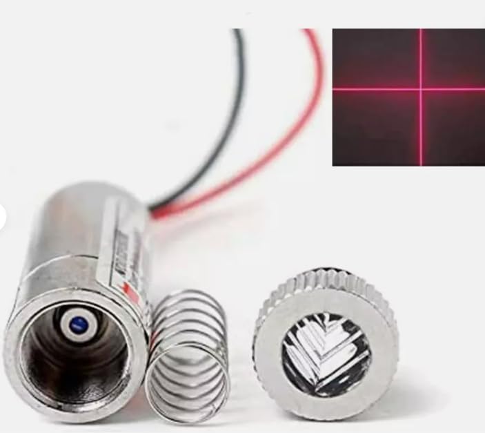 Adjustable 650nm 100m-w Red Laser Diode Module Line/Cross/Dot Beam 1230 (Line)