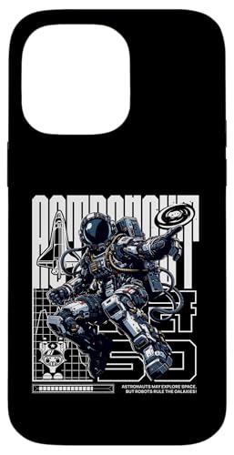Coque iPhone 14 Pro Max robots astronautes science-fiction protection antichoc rigide