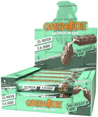 Grenade Carb Killa Protein Bar 12 X 60g Dark Chocolate Mint