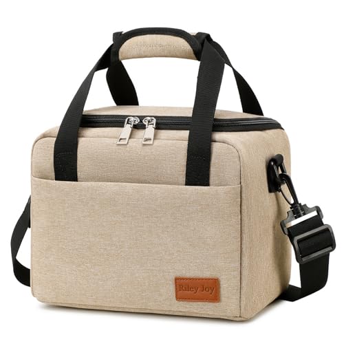 Riley Joy - Bolsa Térmica Portátil para Pícnic 8,5 L, Impermeable, Aislada con Ajustable Bandolera, Bolsa isotérmica Plegable para Niños y Adultos