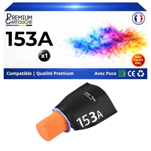 Toner compatible 153A W1530A noir haute capacité LaserJet Tank MFP