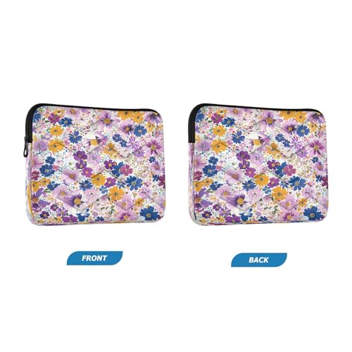 Funda para portátil 13-14 pulgadas impermeable flores coloridas miniatura 2